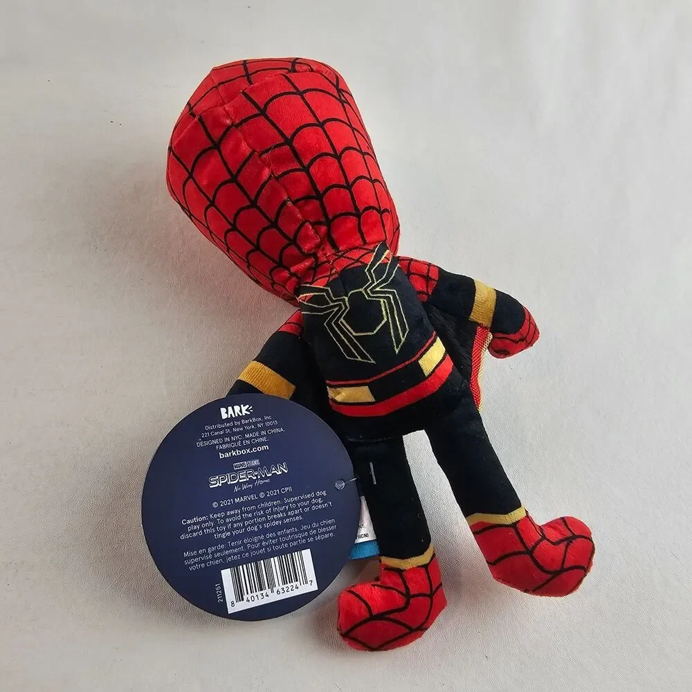 BarkBox Marvel Spider-Man No Way Home Dog Toy Plush XS-S Small Dog New With Tags